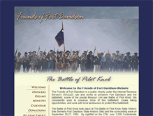 Tablet Screenshot of battleofpilotknob.org